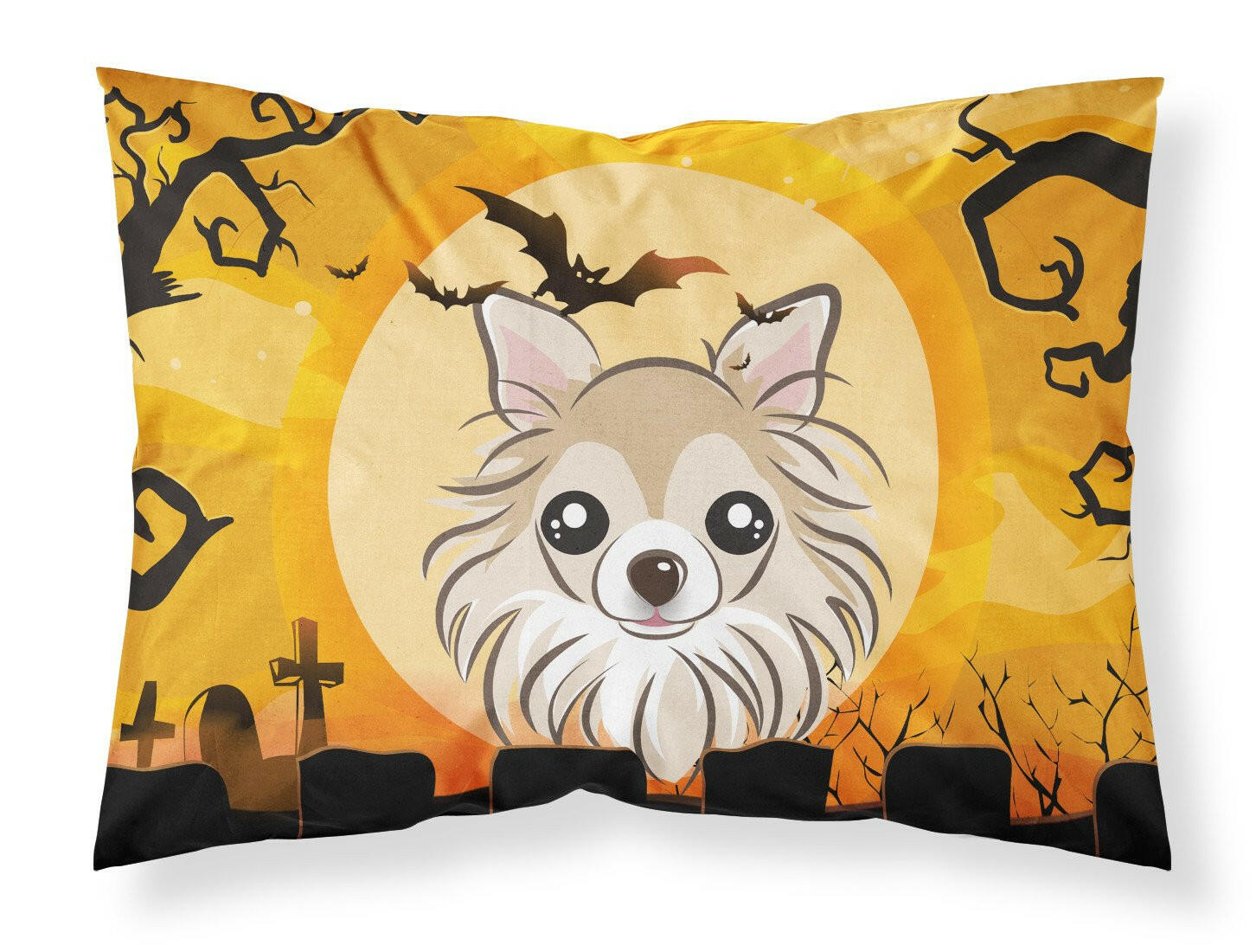 Halloween Chihuahua Fabric Standard Pillowcase BB1809PILLOWCASE by Caroline's Treasures
