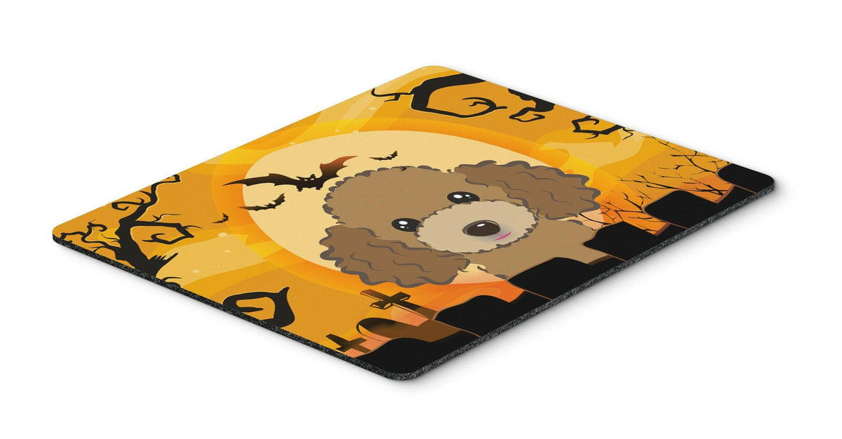 Halloween Chocolate Brown Poodle Mouse Pad, Hot Pad or Trivet BB1814MP by Caroline&#39;s Treasures