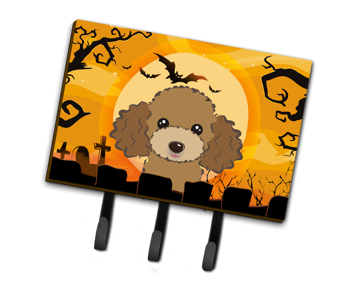 Halloween Chocolate Brown Poodle Leash or Key Holder BB1814TH68