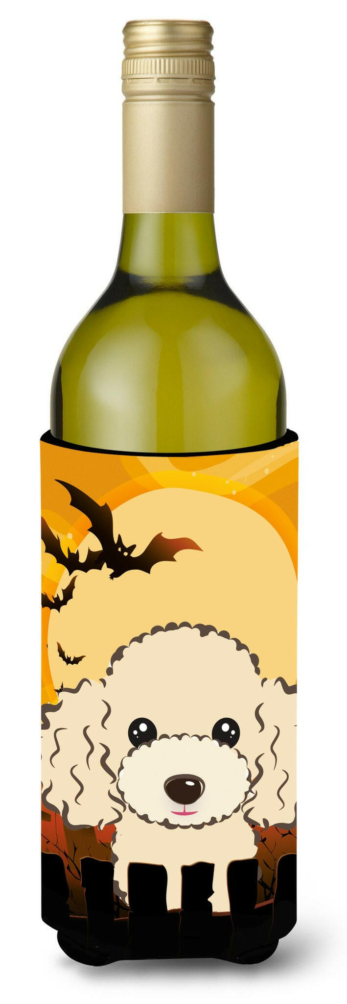 Halloween Buff Poodle Wine Bottle Beverage Insulator Hugger BB1816LITERK by Caroline's Treasures