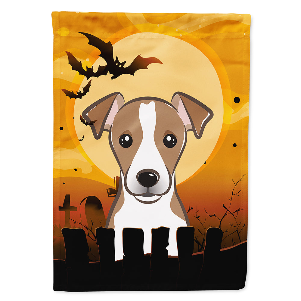 Halloween Jack Russell Terrier Flag Canvas House Size BB1818CHF