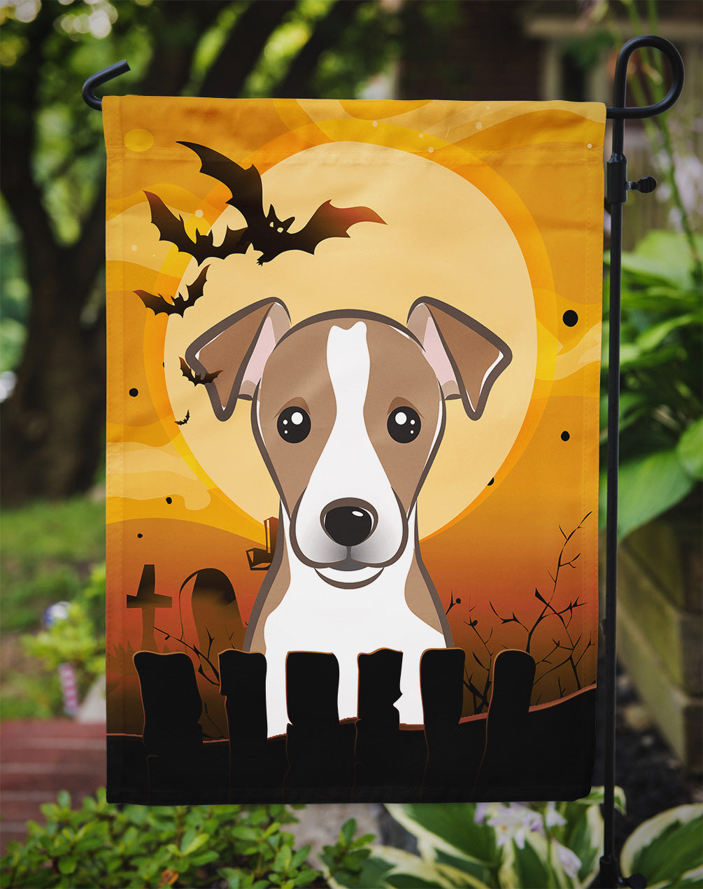 Halloween Jack Russell Terrier Flag Garden Size BB1818GF.
