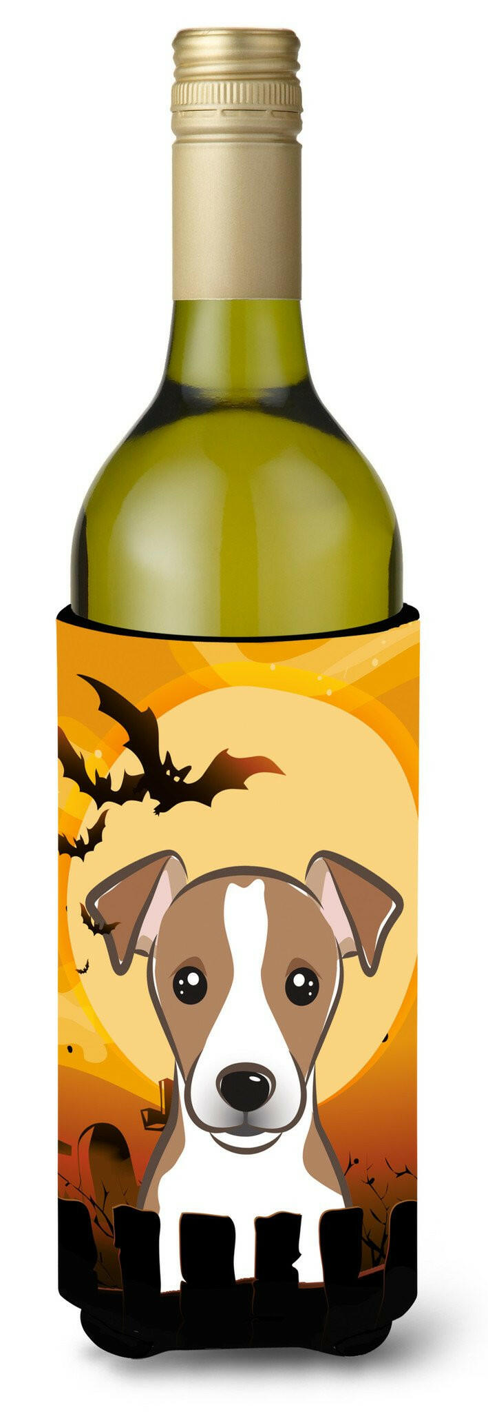 Halloween Jack Russell Terrier Wine Bottle Beverage Insulator Hugger BB1818LITERK by Caroline&#39;s Treasures