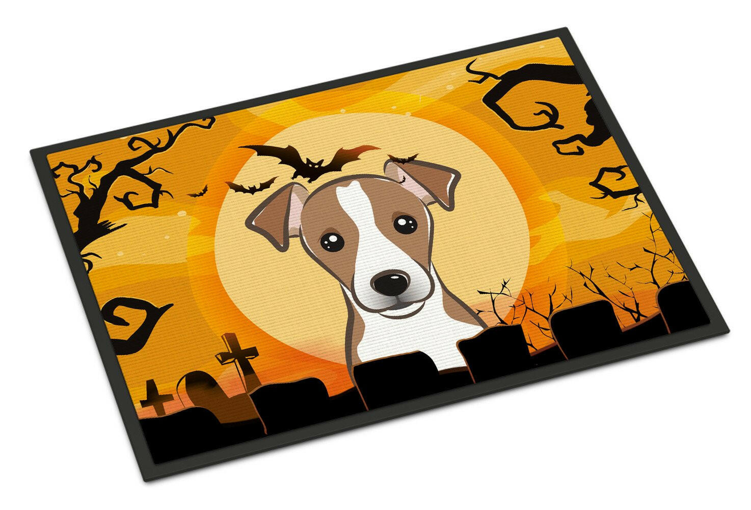 Halloween Jack Russell Terrier Indoor or Outdoor Mat 18x27 BB1818MAT - the-store.com