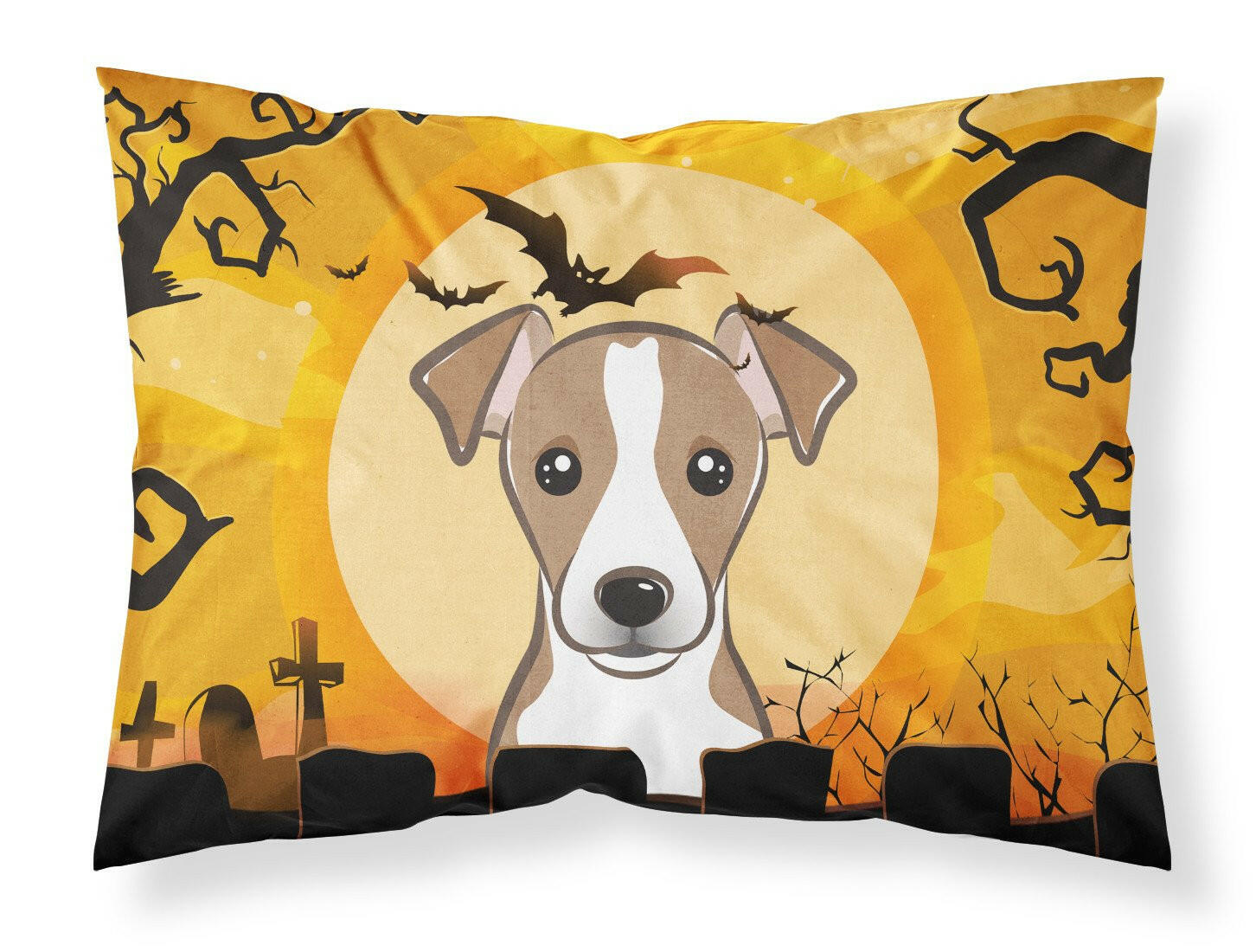 Halloween Jack Russell Terrier Fabric Standard Pillowcase BB1818PILLOWCASE by Caroline's Treasures