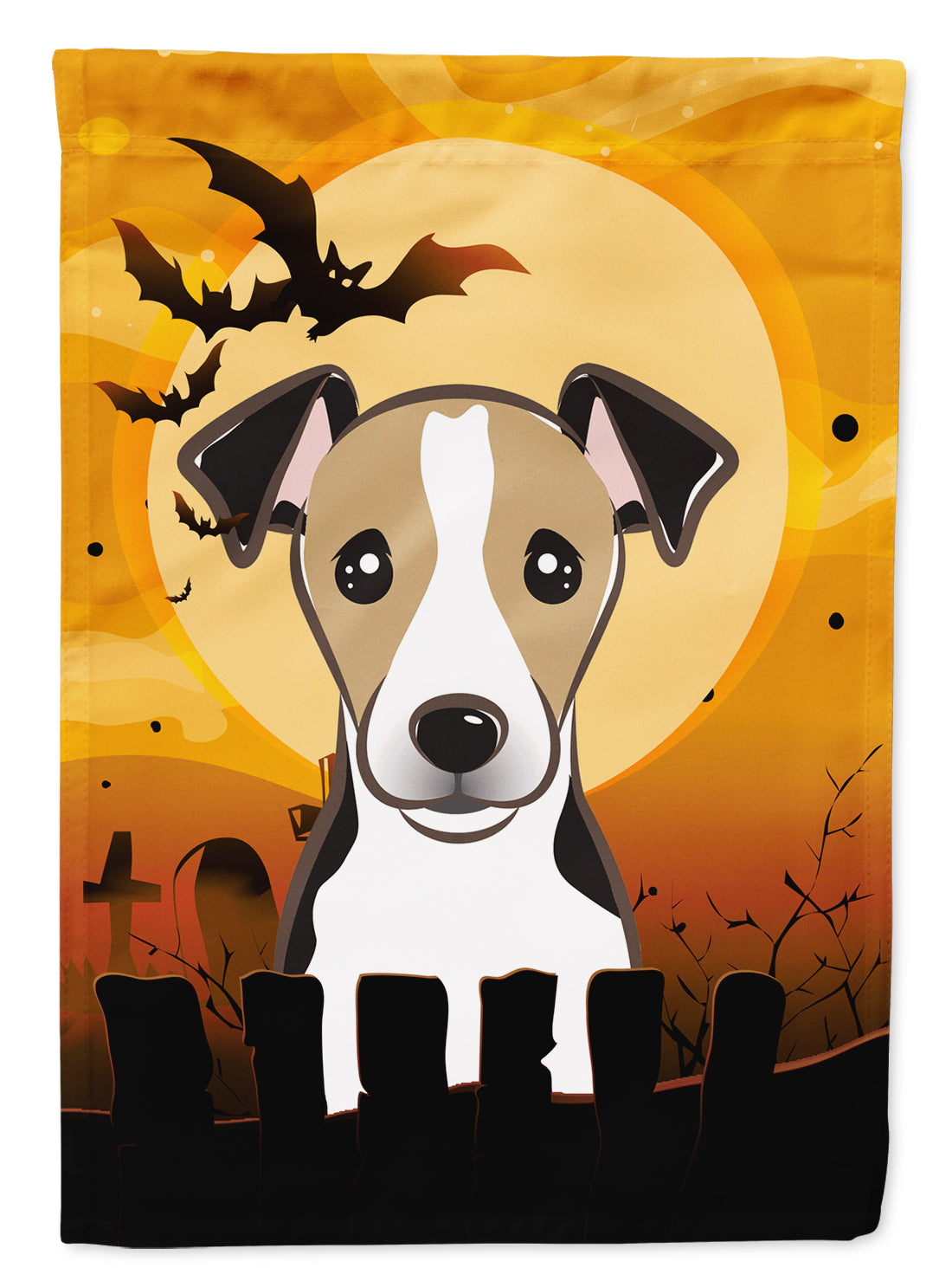 Halloween Jack Russell Terrier Flag Garden Size BB1819GF