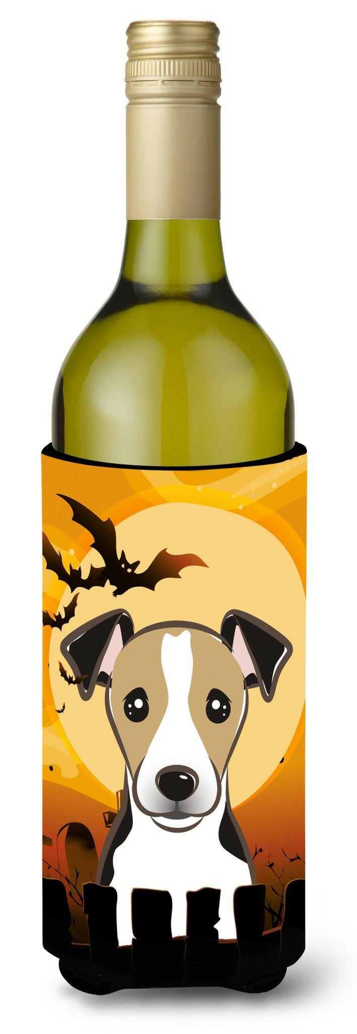 Halloween Jack Russell Terrier Wine Bottle Beverage Insulator Hugger BB1819LITERK by Caroline&#39;s Treasures