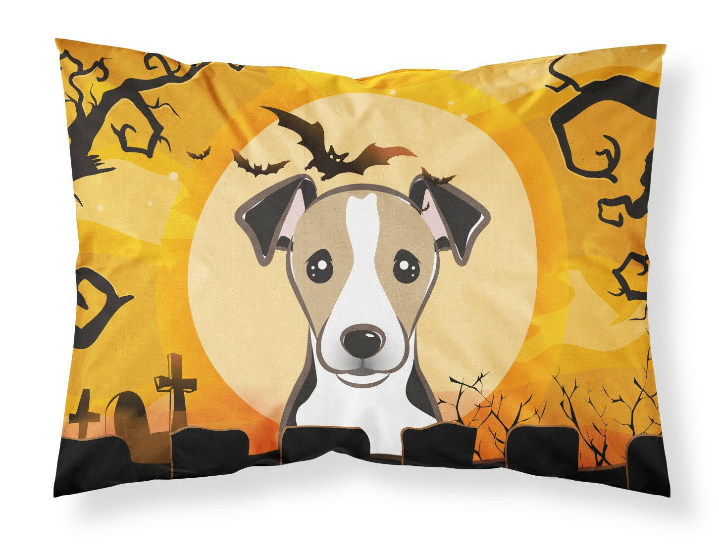 Halloween Jack Russell Terrier Fabric Standard Pillowcase BB1819PILLOWCASE by Caroline's Treasures