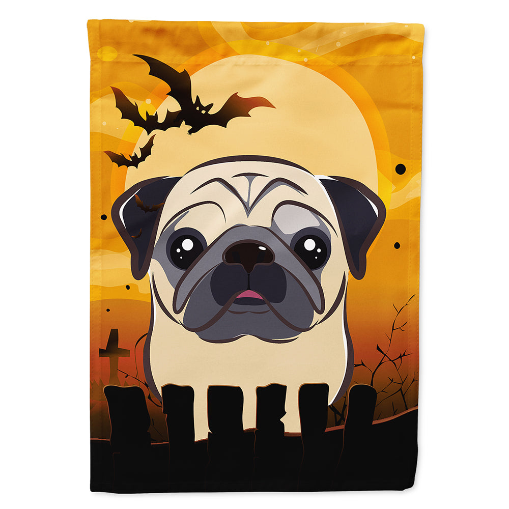Halloween Fawn Pug Flag Canvas House Size BB1820CHF