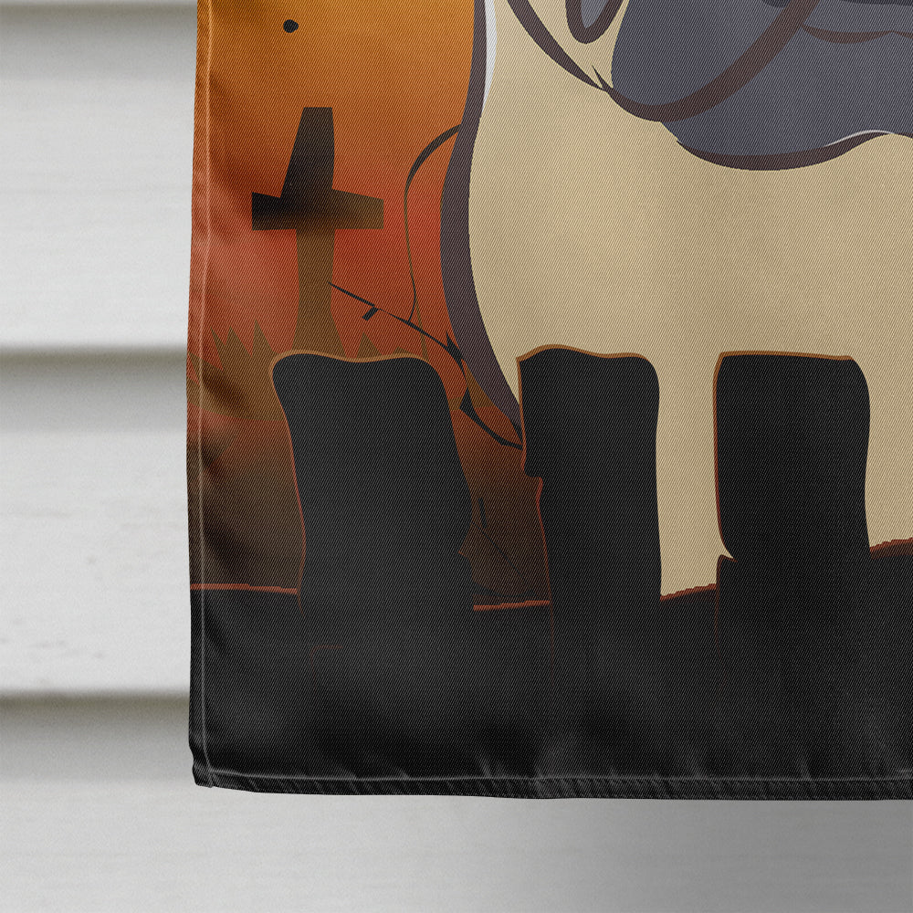 Halloween Fawn Pug Flag Canvas House Size BB1820CHF