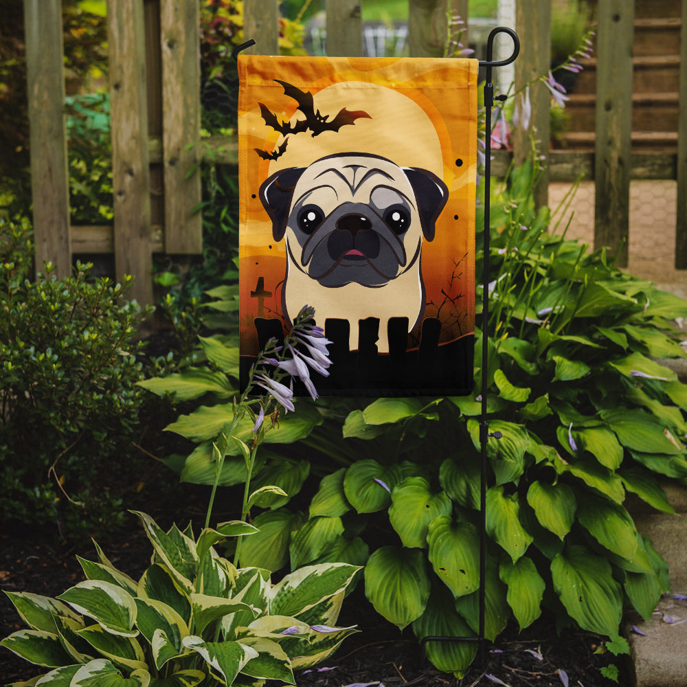 Halloween Fawn Pug Flag Garden Size BB1820GF.