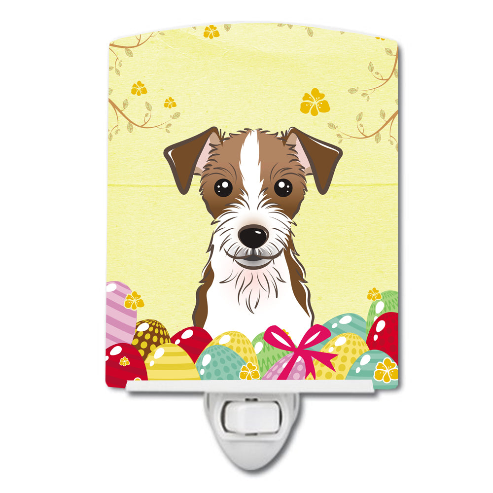 Jack Russell Terrier Easter Egg Hunt Ceramic Night Light BB1884CNL - the-store.com