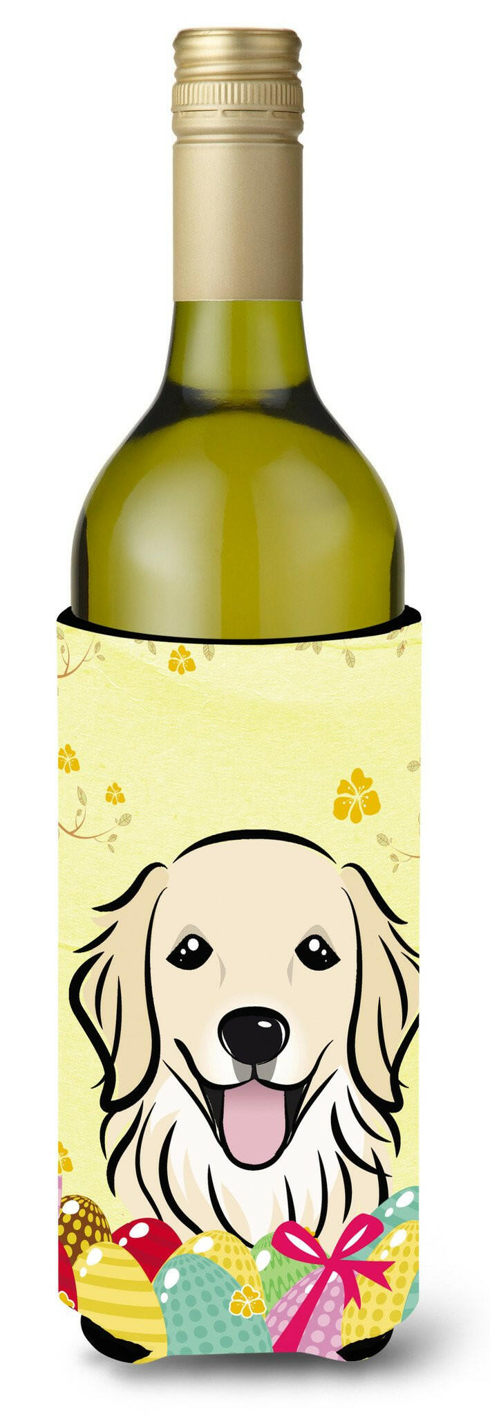 Golden Retriever Easter Egg Hunt Wine Bottle Beverage Insulator Hugger BB1887LITERK by Caroline&#39;s Treasures