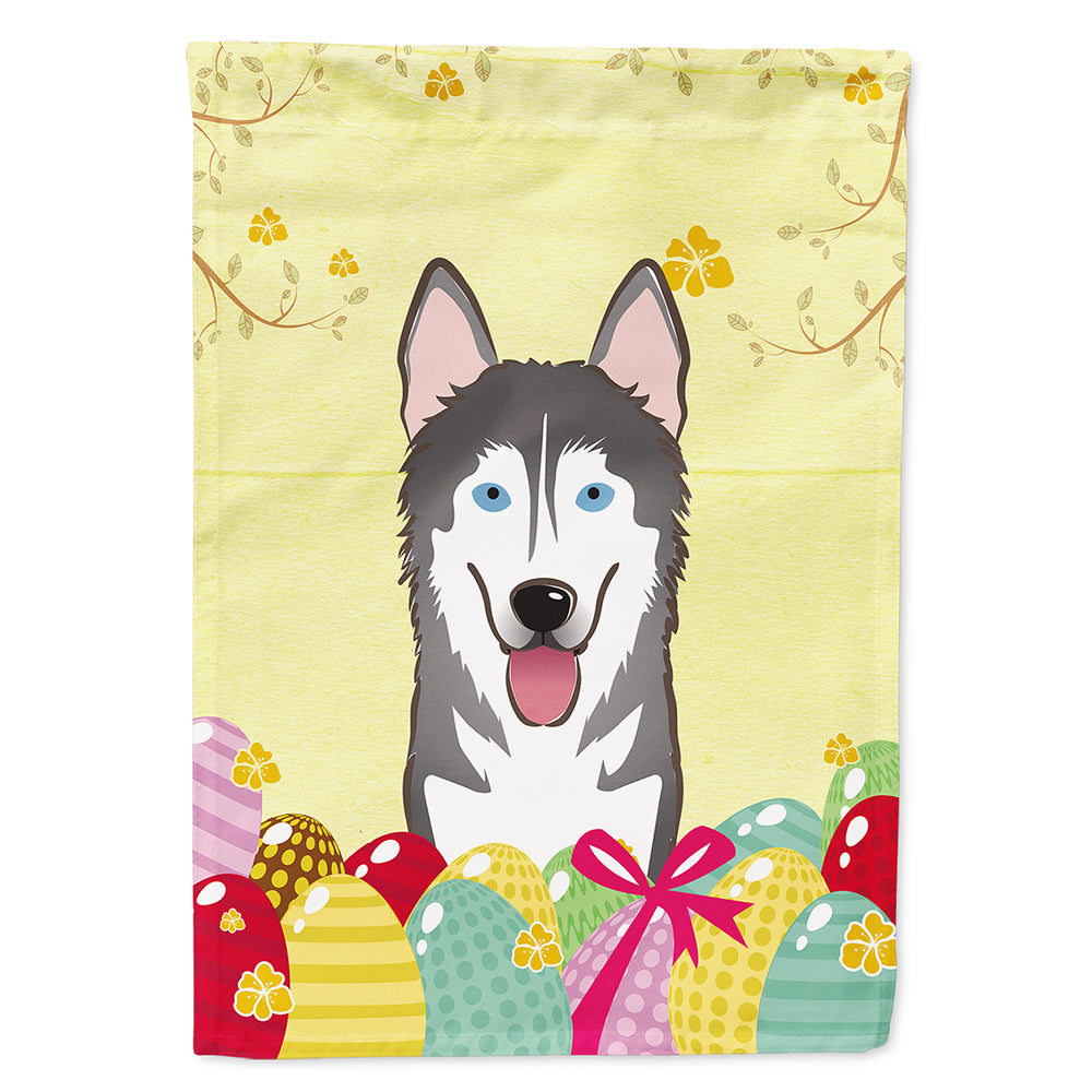 Alaskan Malamute Easter Egg Hunt Flag Canvas House Size BB1900CHF  the-store.com.