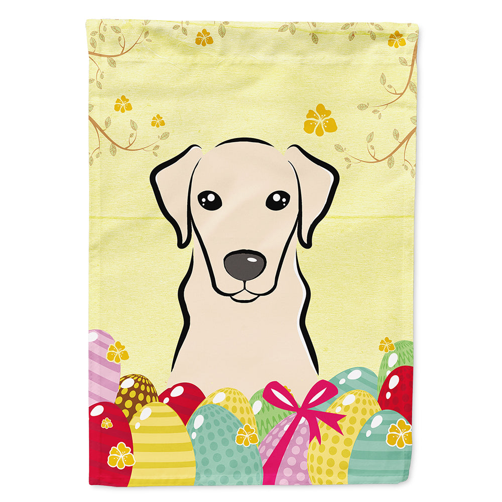 Yellow Labrador Easter Egg Hunt Flag Canvas House Size BB1904CHF