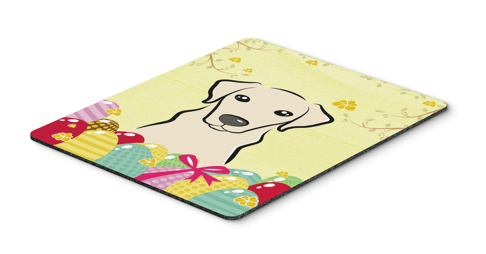 Yellow Labrador Easter Egg Hunt Mouse Pad, Hot Pad or Trivet BB1904MP by Caroline's Treasures