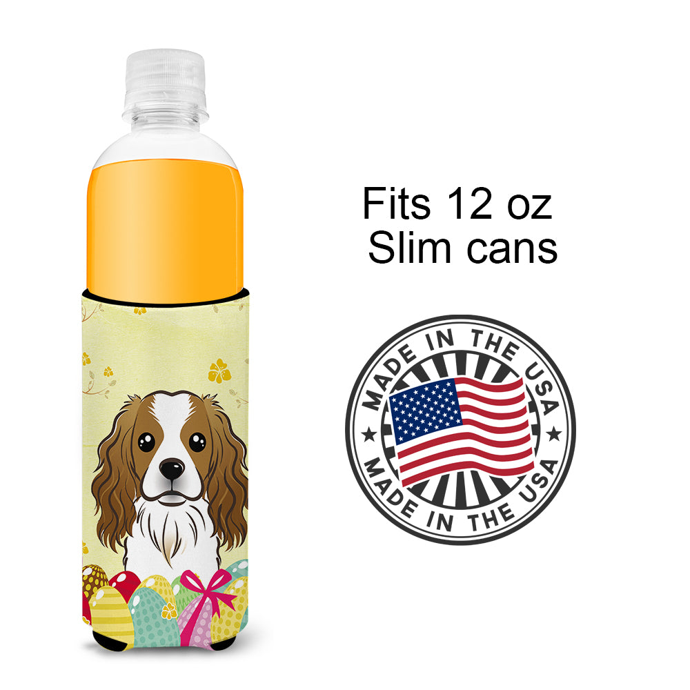 Cavalier Spaniel Easter Egg Hunt  Ultra Beverage Insulator for slim cans BB1906MUK