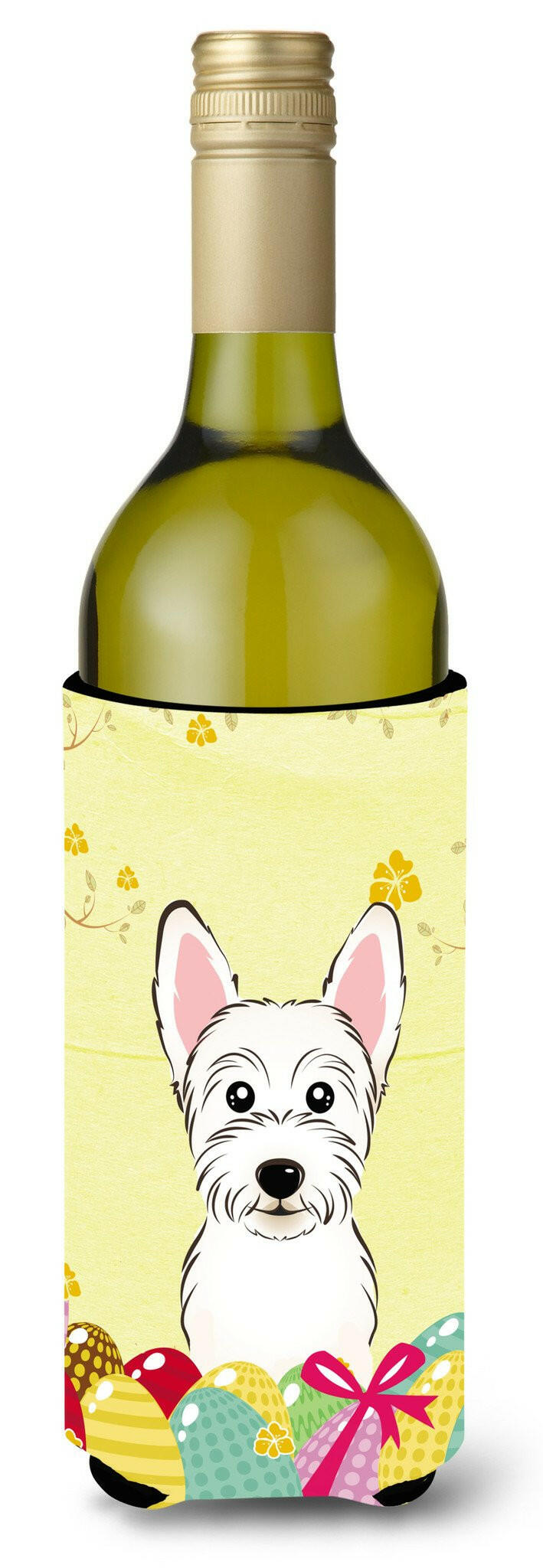 Westie Easter Egg Hunt Wine Bottle Beverage Insulator Hugger BB1908LITERK by Caroline&#39;s Treasures