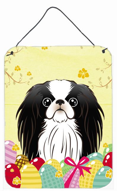 Japanese Chin Easter Egg Hunt Wall or Door Hanging Prints BB1912DS1216 by Caroline&#39;s Treasures