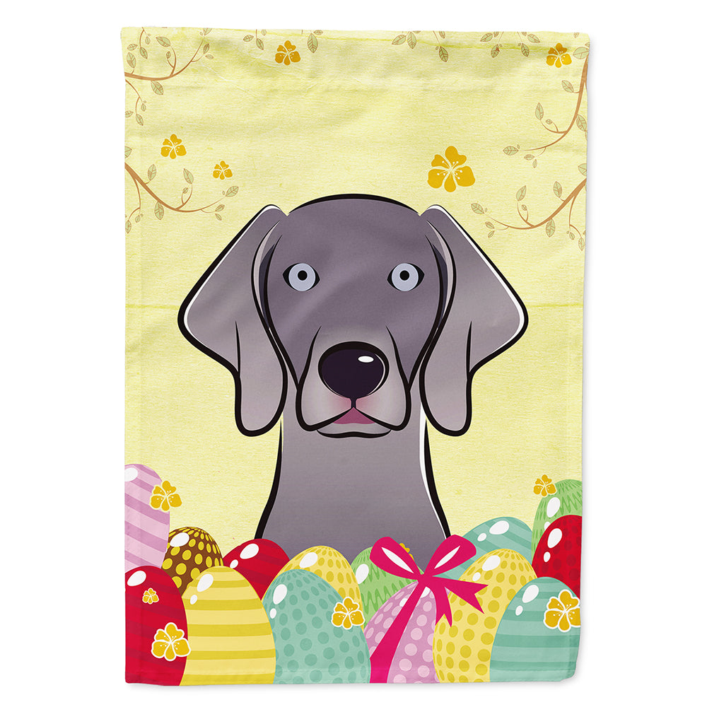 Weimaraner Easter Egg Hunt Flag Canvas House Size BB1913CHF  the-store.com.