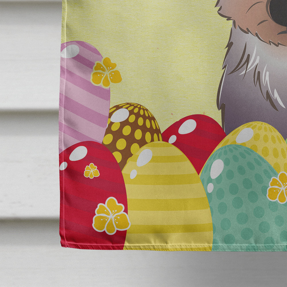 Yorkie Puppy Easter Egg Hunt Flag Canvas House Size BB1914CHF  the-store.com.