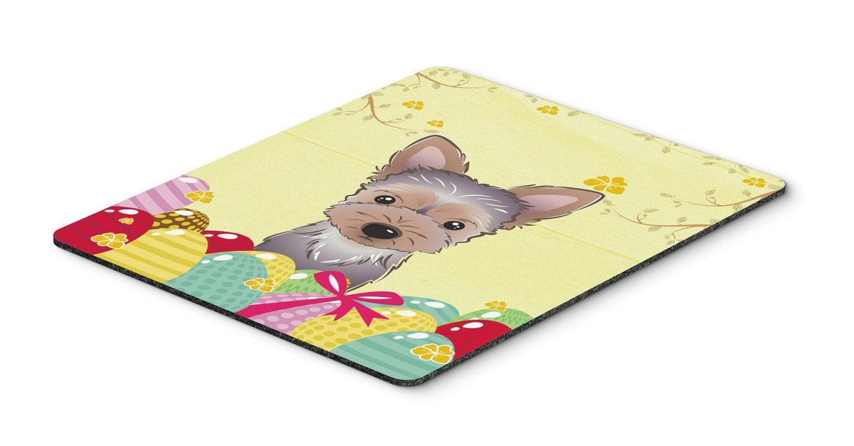 Yorkie Puppy Easter Egg Hunt Mouse Pad, Hot Pad or Trivet BB1914MP by Caroline&#39;s Treasures