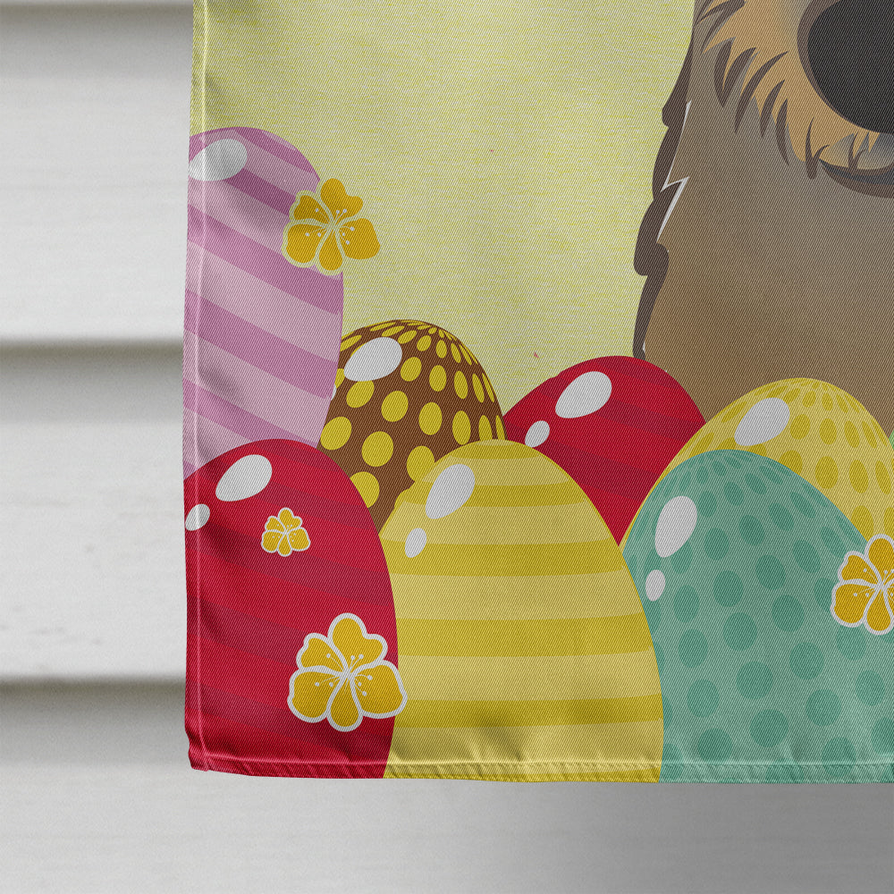 Wirehaired Dachshund Easter Egg Hunt Flag Canvas House Size BB1915CHF