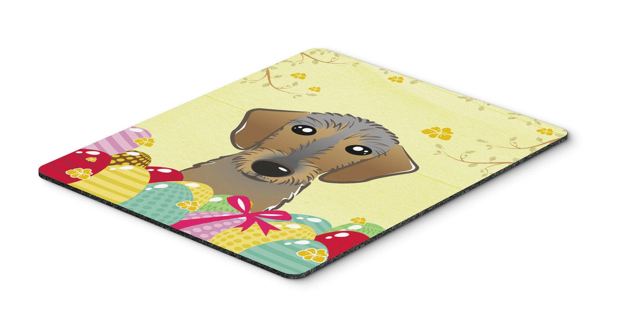 Wirehaired Dachshund Easter Egg Hunt Mouse Pad, Hot Pad or Trivet BB1915MP by Caroline&#39;s Treasures