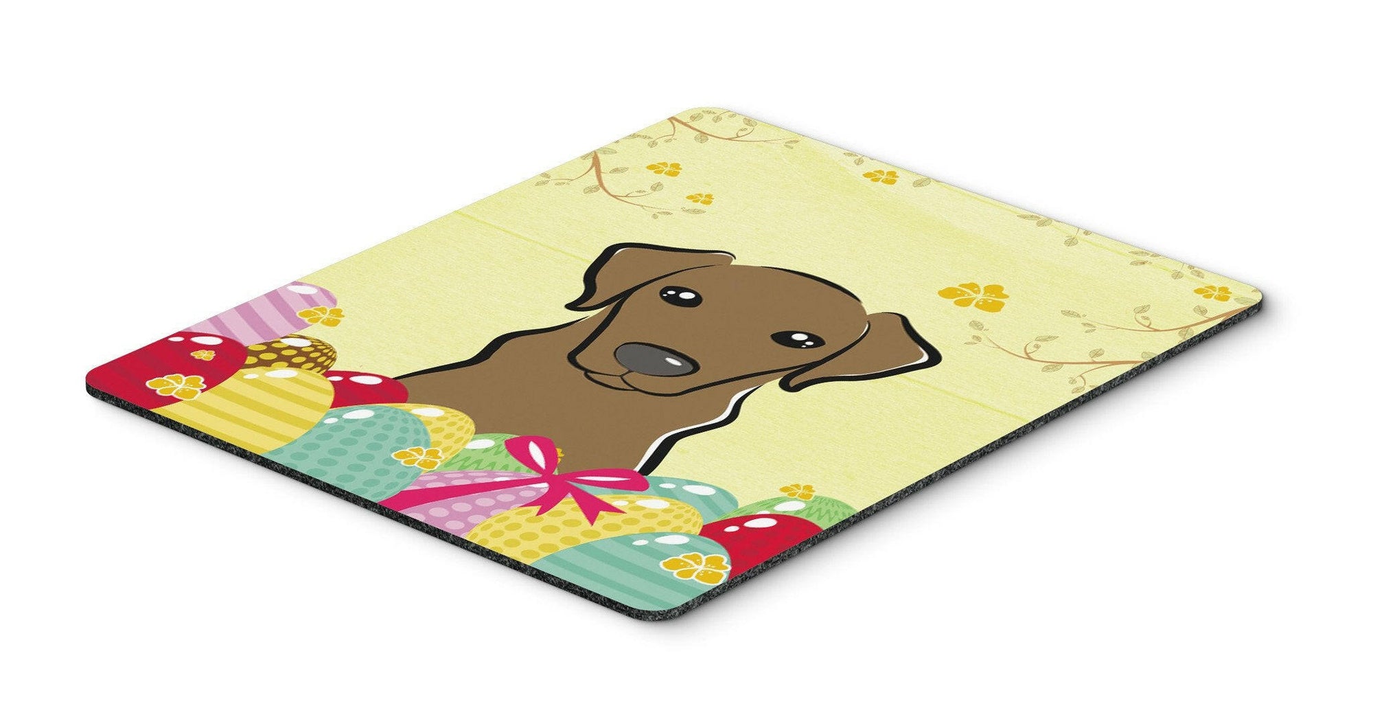 Chocolate Labrador Easter Egg Hunt Mouse Pad, Hot Pad or Trivet BB1916MP by Caroline's Treasures