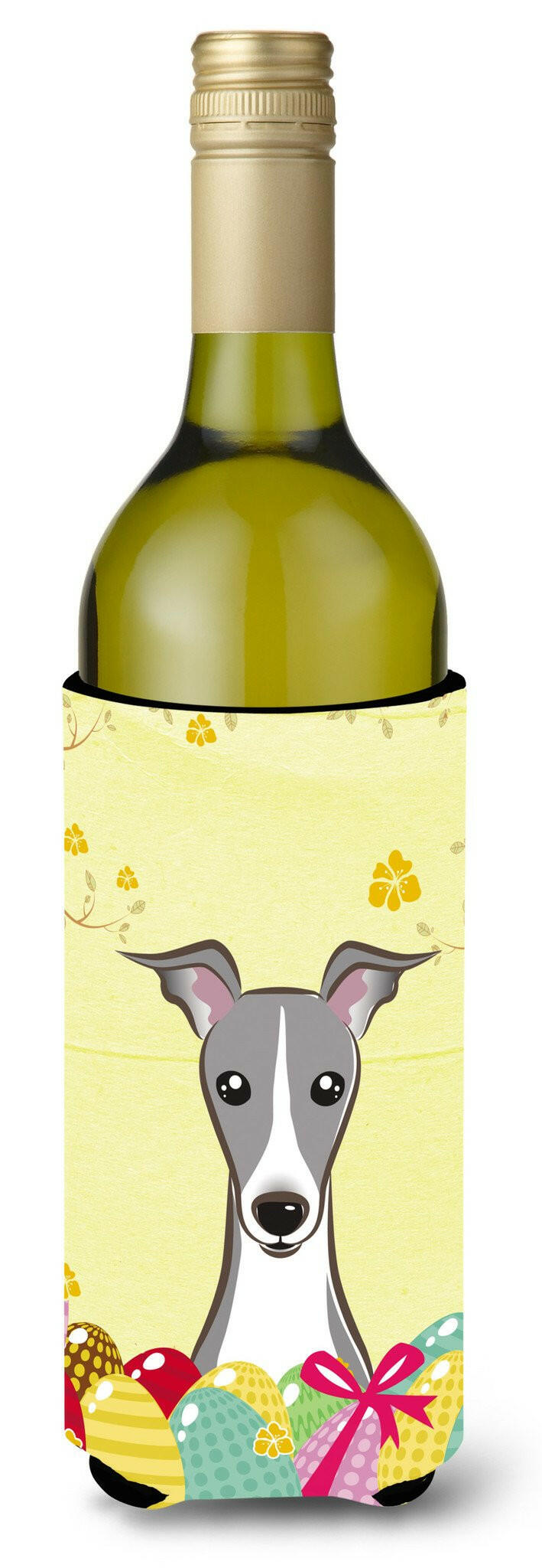 Italian Greyhound Easter Egg Hunt Wine Bottle Beverage Insulator Hugger BB1918LITERK by Caroline&#39;s Treasures