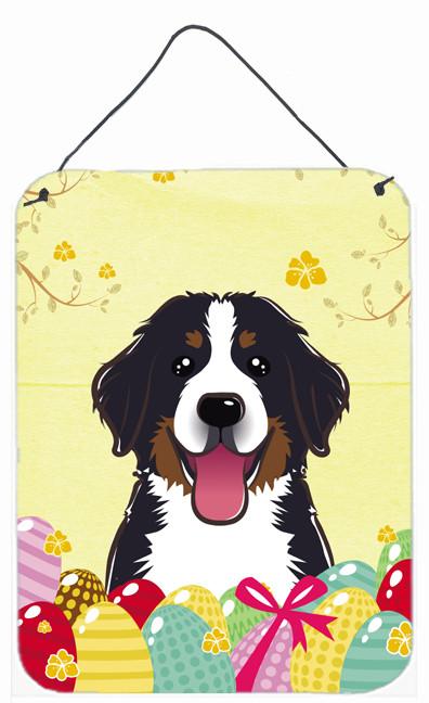 Bernese Mountain Dog Easter Egg Hunt Wall or Door Hanging Prints BB1919DS1216 by Caroline's Treasures