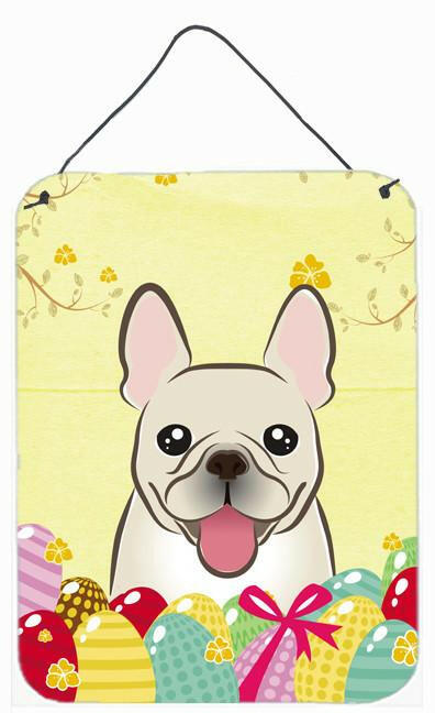 French Bulldog Easter Egg Hunt Wall or Door Hanging Prints BB1920DS1216 by Caroline&#39;s Treasures