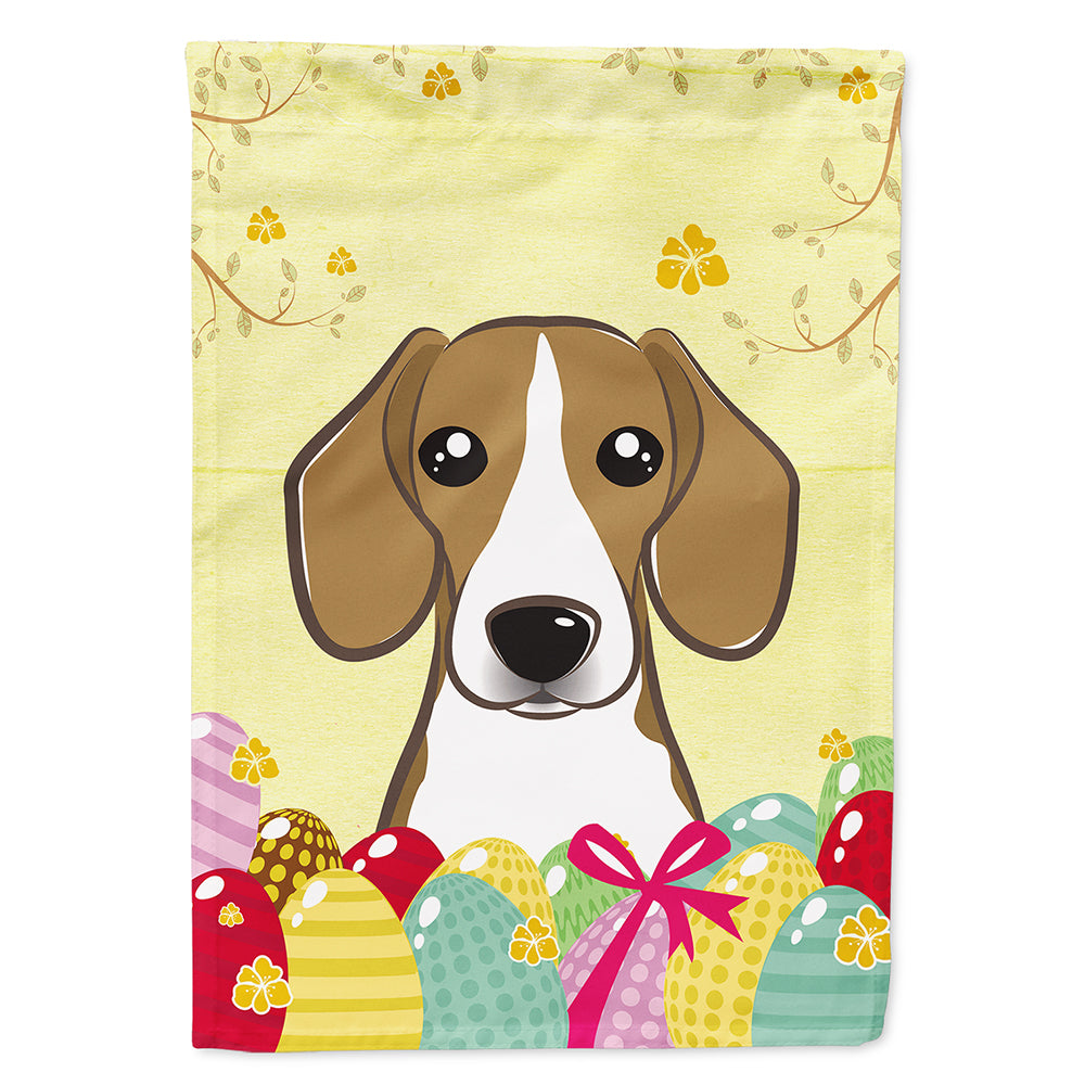 Beagle Easter Egg Hunt Flag Canvas House Size BB1921CHF  the-store.com.