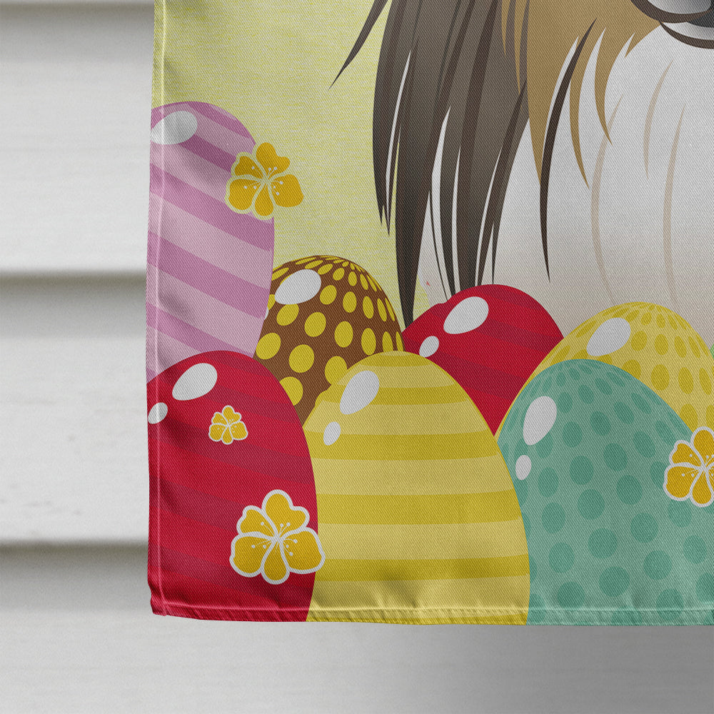 Sheltie Easter Egg Hunt Flag Canvas House Size BB1924CHF  the-store.com.