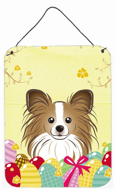 Papillon Easter Egg Hunt Wall or Door Hanging Prints BB1930DS1216 by Caroline&#39;s Treasures