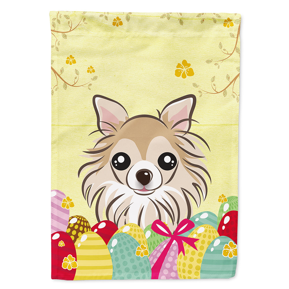 Chihuahua Easter Egg Hunt Flag Canvas House Size BB1933CHF