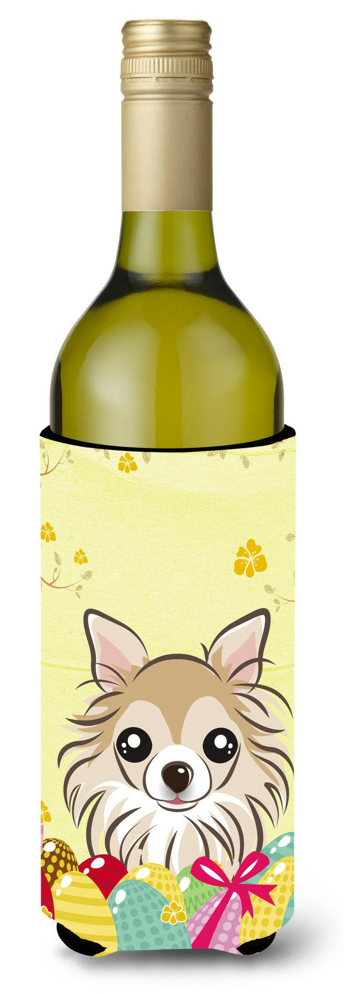 Chihuahua Easter Egg Hunt Wine Bottle Beverage Insulator Hugger BB1933LITERK by Caroline&#39;s Treasures