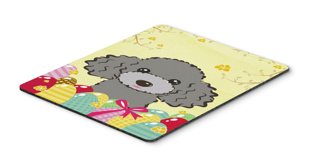 Silver Gray Poodle Easter Egg Hunt Mouse Pad, Hot Pad or Trivet BB1941MP by Caroline&#39;s Treasures