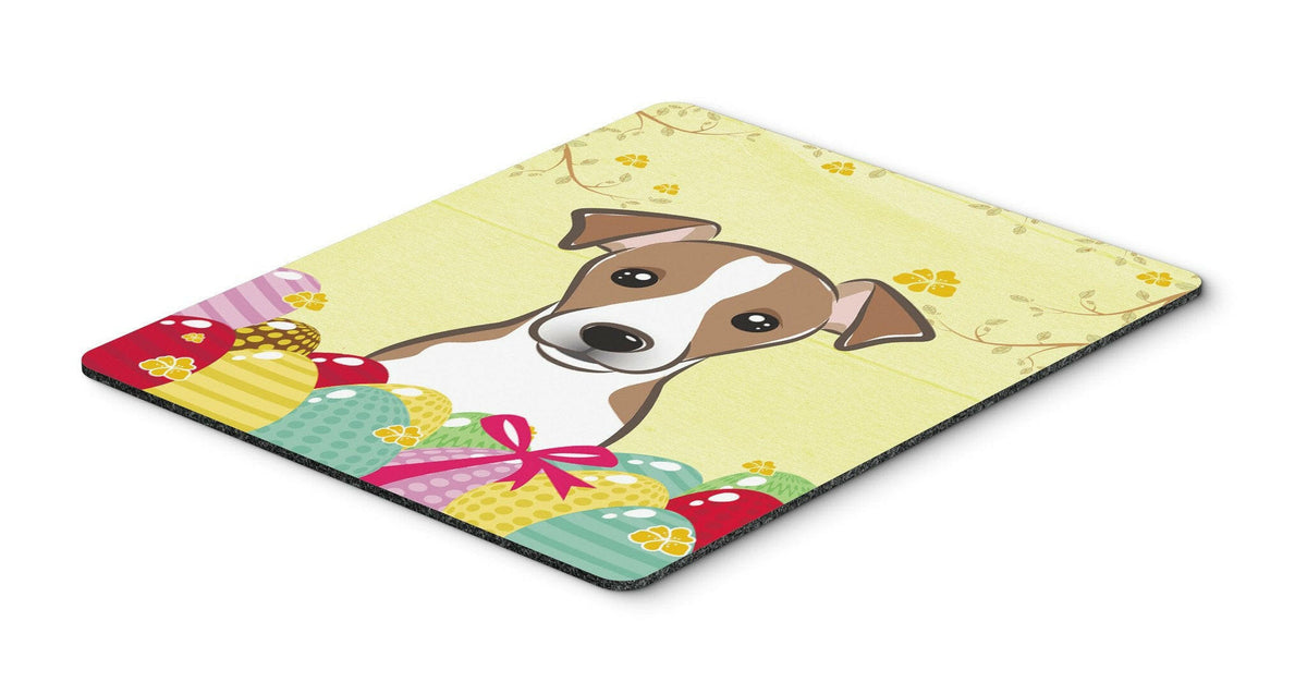 Jack Russell Terrier Easter Egg Hunt Mouse Pad, Hot Pad or Trivet BB1942MP by Caroline&#39;s Treasures