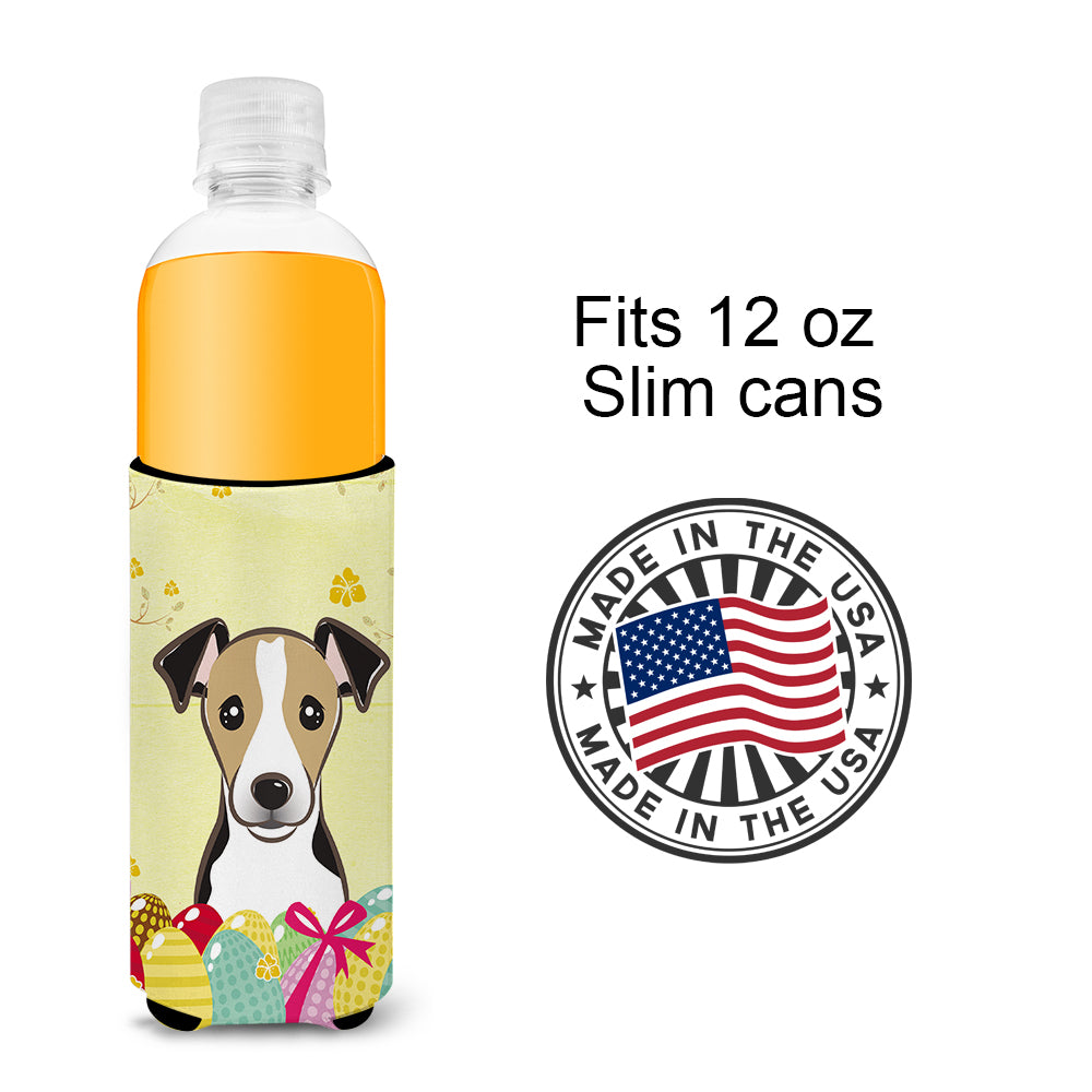 Jack Russell Terrier Easter Egg Hunt  Ultra Beverage Insulator for slim cans BB1943MUK