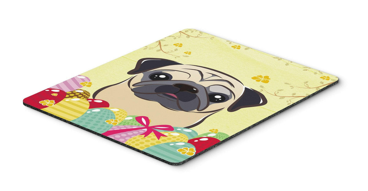 Fawn Pug Easter Egg Hunt Mouse Pad, Hot Pad or Trivet BB1944MP by Caroline&#39;s Treasures