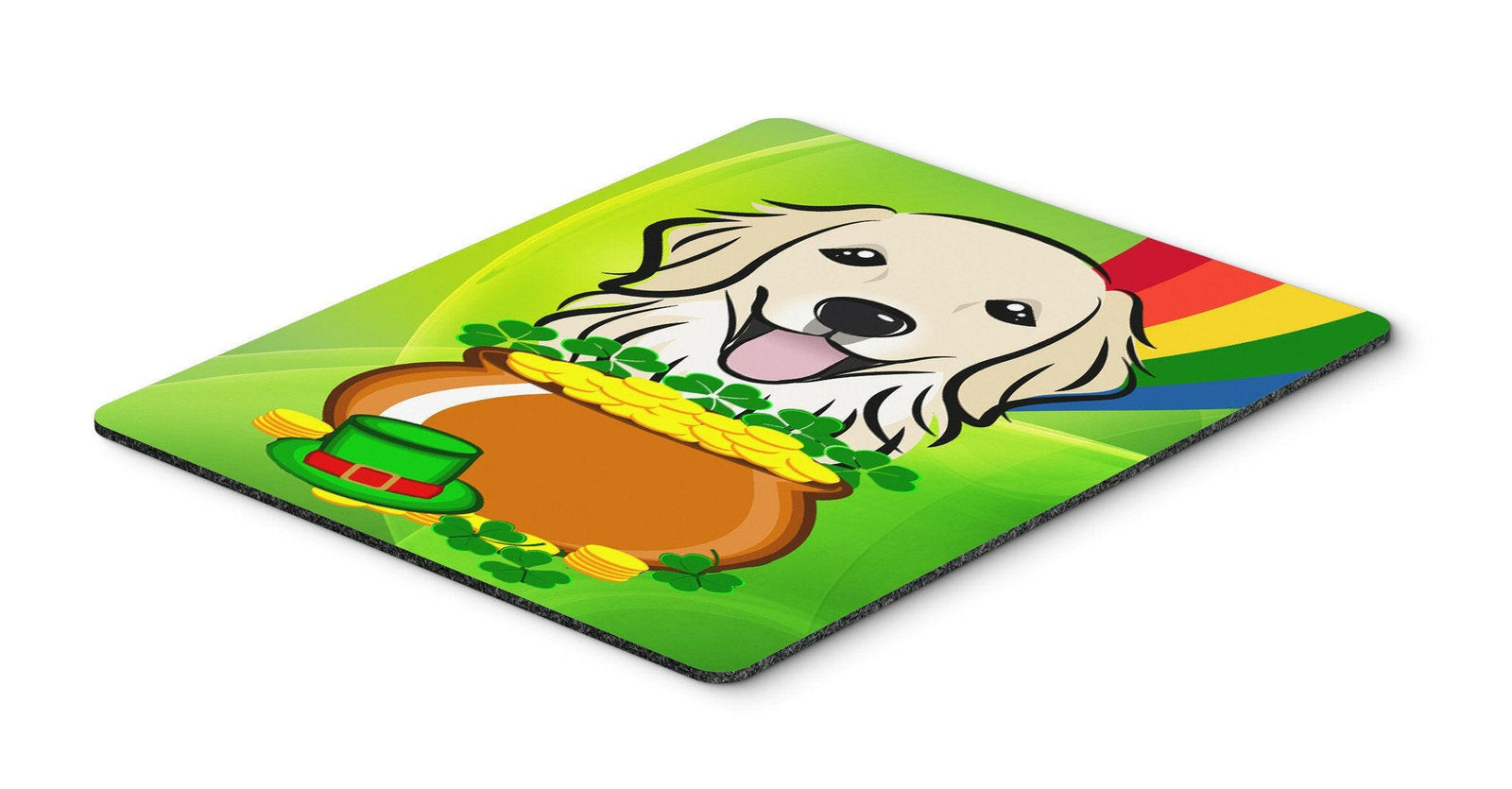 Golden Retriever St. Patrick's Day Mouse Pad, Hot Pad or Trivet BB1949MP by Caroline's Treasures