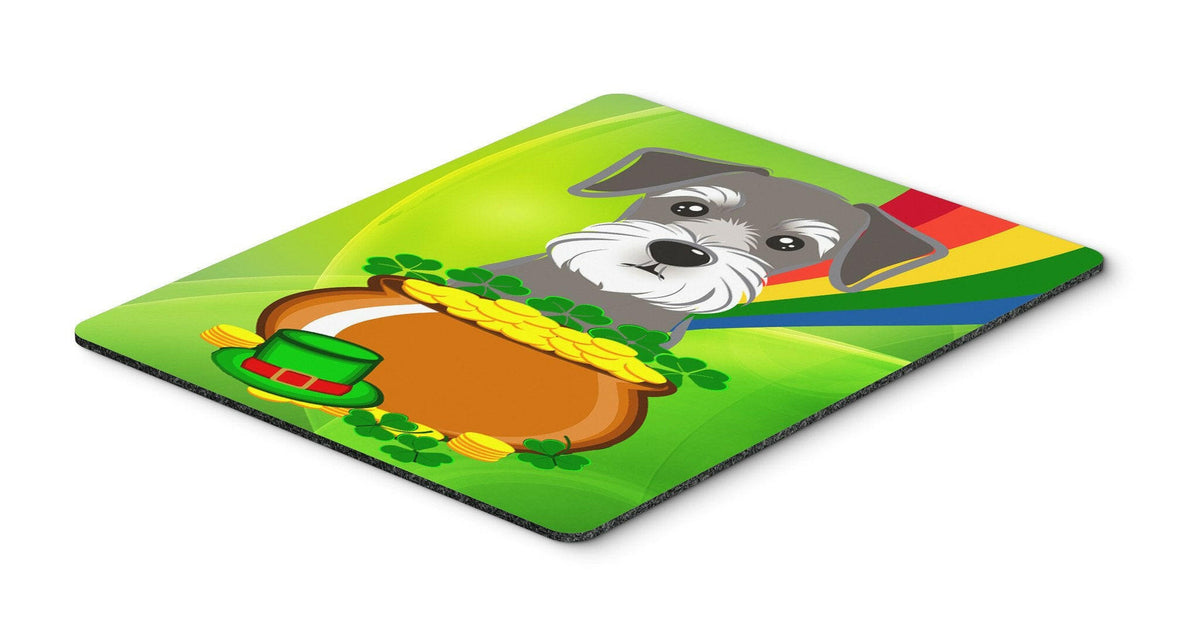 Schnauzer St. Patrick&#39;s Day Mouse Pad, Hot Pad or Trivet BB1950MP by Caroline&#39;s Treasures