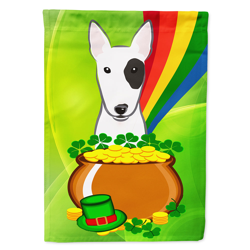 Bull Terrier St. Patrick&#39;s Day Flag Canvas House Size BB1953CHF  the-store.com.