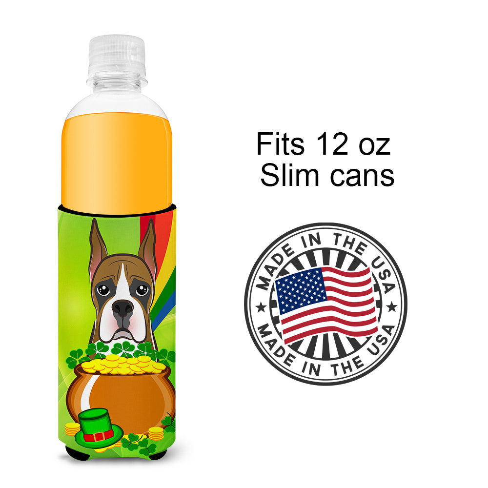 Boxer St. Patrick's Day  Ultra Beverage Insulator for slim cans BB1967MUK  the-store.com.
