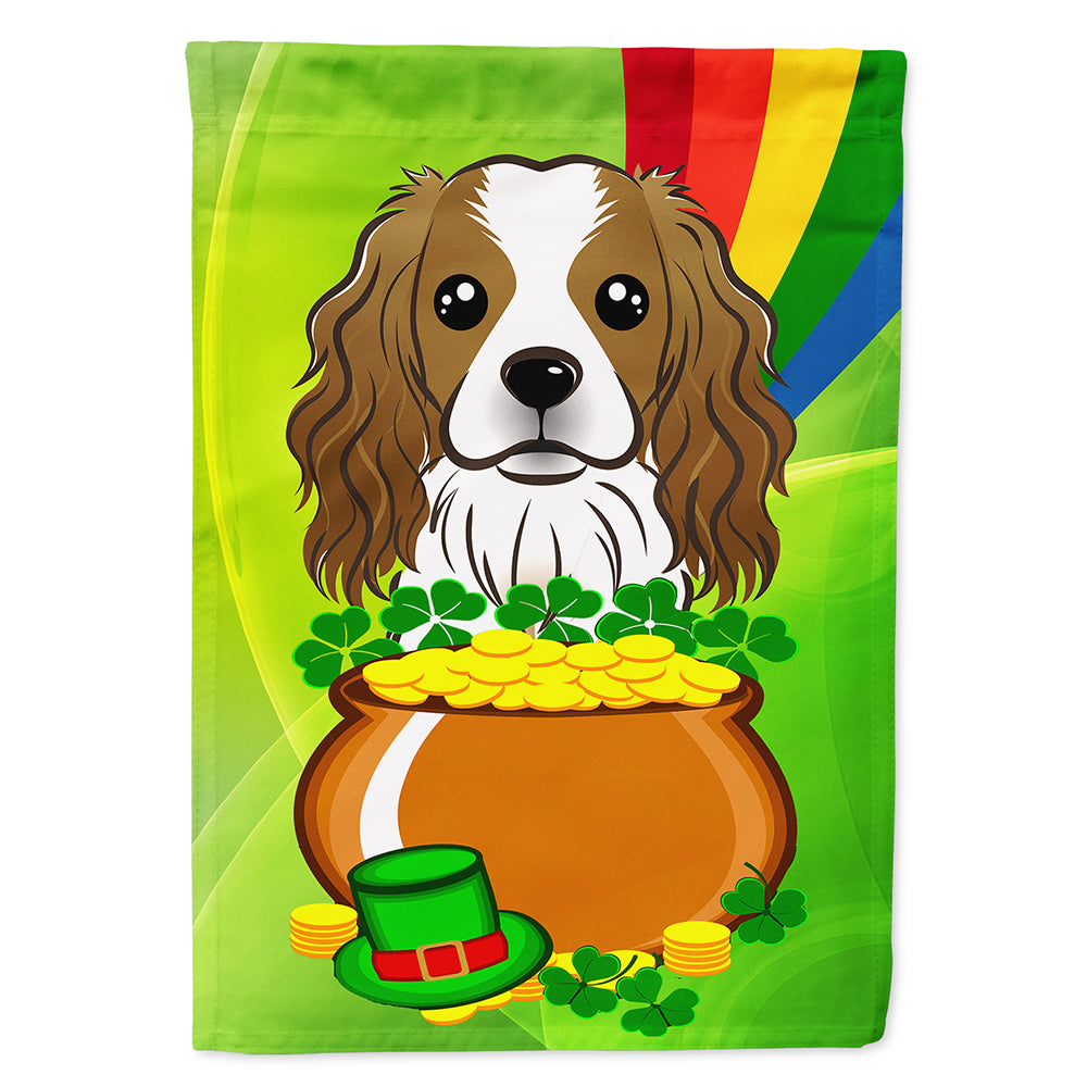 Cavalier Spaniel St. Patrick&#39;s Day Flag Canvas House Size BB1968CHF  the-store.com.