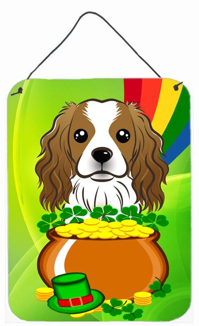 Cavalier Spaniel St. Patrick's Day Wall or Door Hanging Prints BB1968DS1216 by Caroline's Treasures
