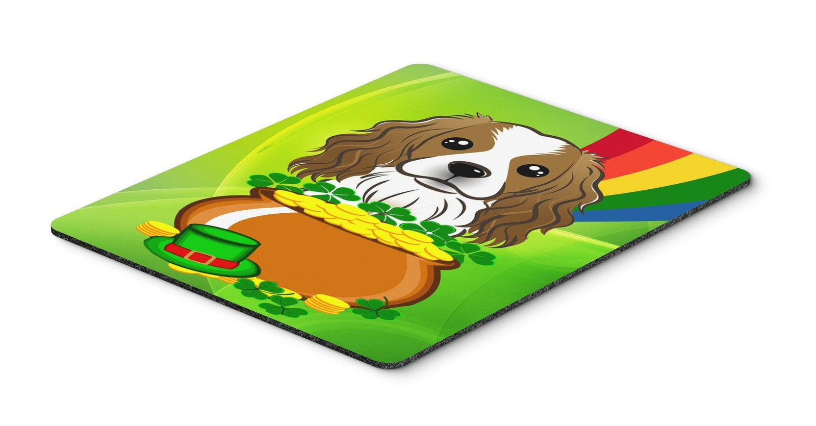 Cavalier Spaniel St. Patrick's Day Mouse Pad, Hot Pad or Trivet BB1968MP by Caroline's Treasures