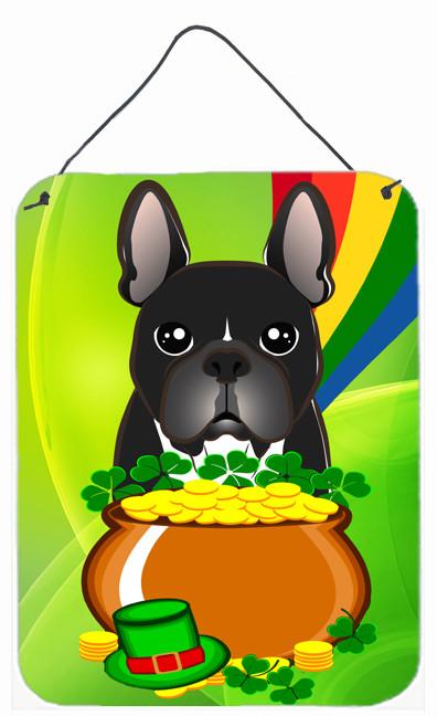 French Bulldog St. Patrick&#39;s Day Wall or Door Hanging Prints BB1971DS1216 by Caroline&#39;s Treasures