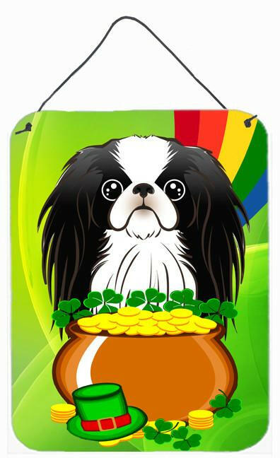 Japanese Chin St. Patrick&#39;s Day Wall or Door Hanging Prints BB1974DS1216 by Caroline&#39;s Treasures